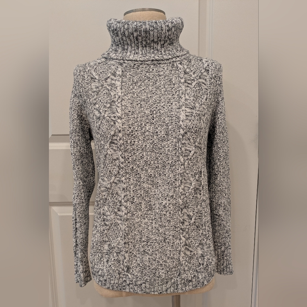 GAP Cable Knit Turtleneck Sweater